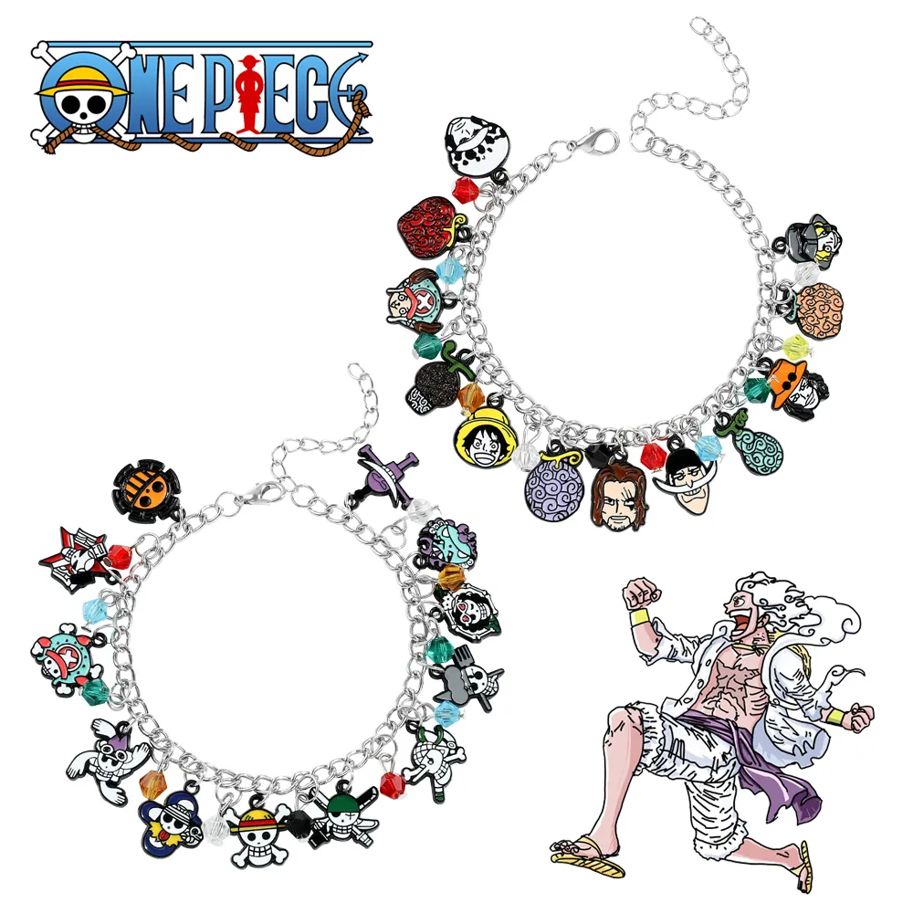 Pulseira Bracelete Pandora One Piece Monkey D. Luffy