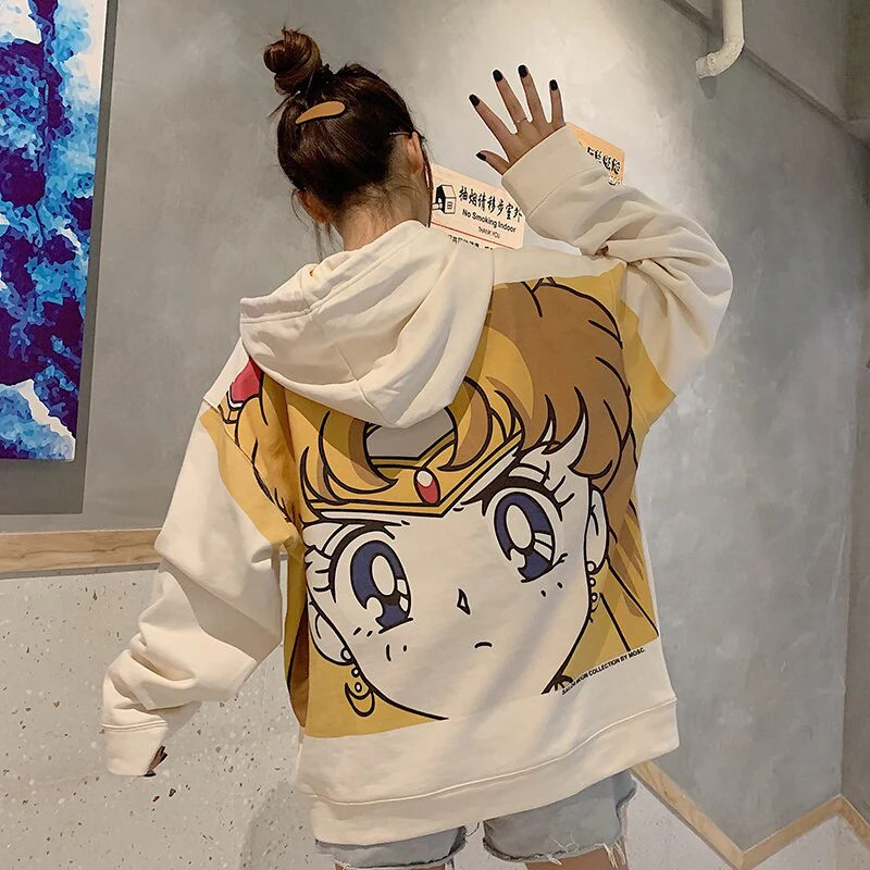 Moletom Oversized Sailor Moon, Olhar da Justiça