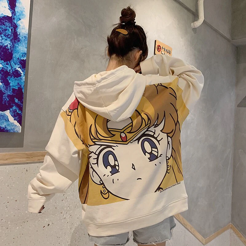Moletom Oversized Sailor Moon, Olhar da Justiça