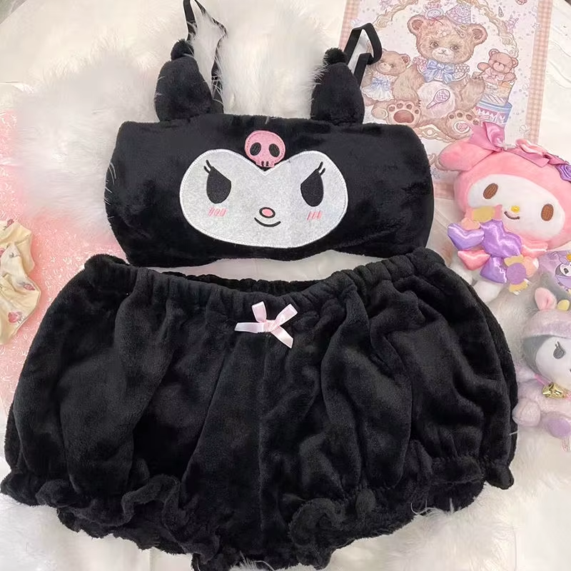 Conjunto Pelúcia Sanrio Kawaii – Cinnamoroll, Kuromi e My Melody