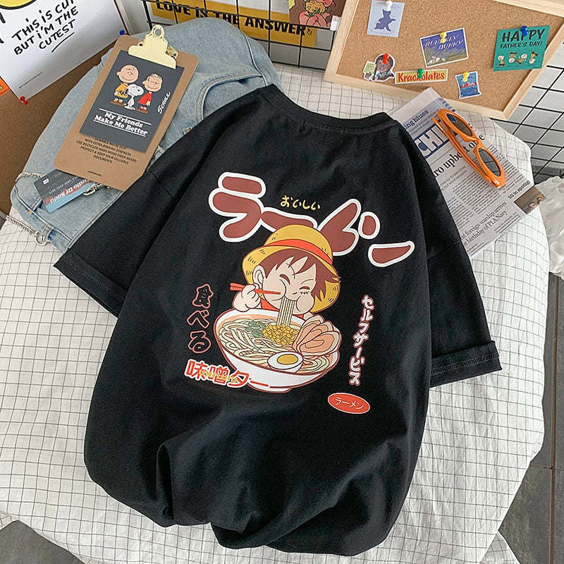 Camisa Ramen Break com Luffy