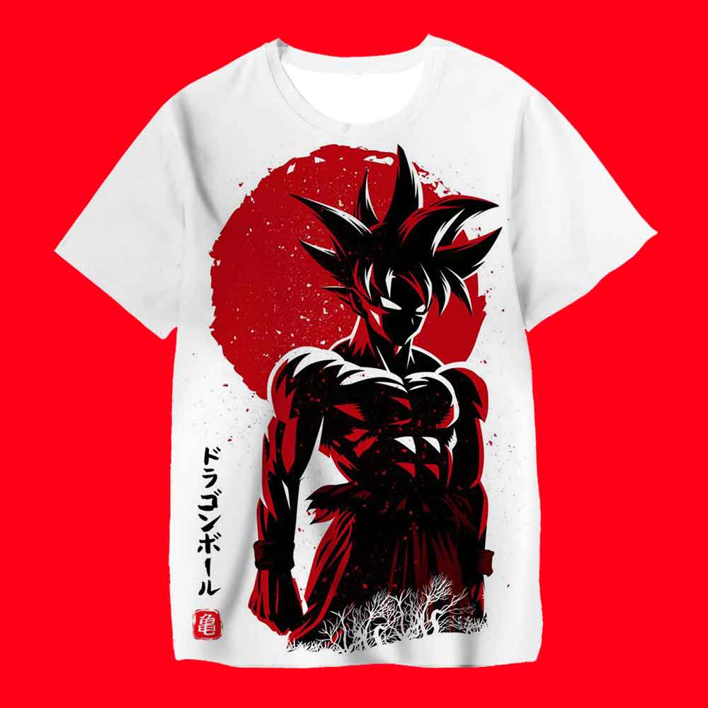 Camiseta Goku Silhueta Samurai