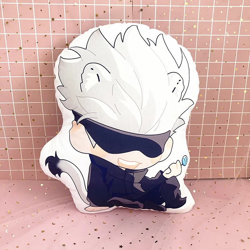 Almofada Plush Jujutsu Kaisen – Itadori, Gojo, Megumi