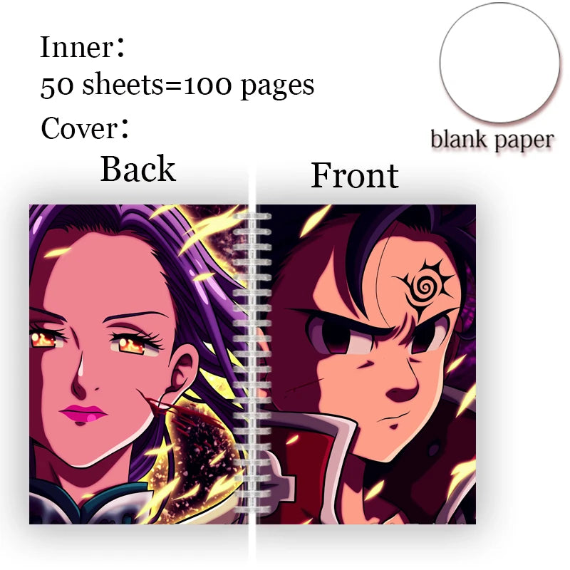 Caderno 1 Matéria Seven Deadly Sins