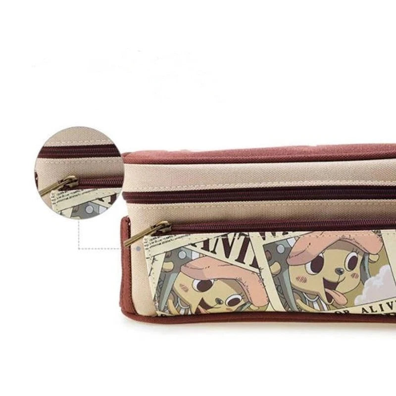 Estojo Wanted One Piece, Modelo Premium 3 Camadas