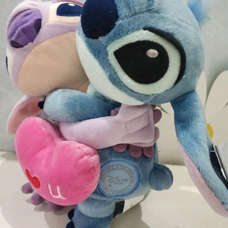 Pelúcias Stitch & Angel, Amor em Abraços (20cm)