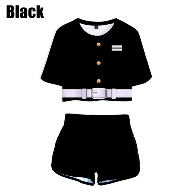 Conjunto Respiração dos Hashira, Kimetsu no Yaiba 3D Adulto e Infantil