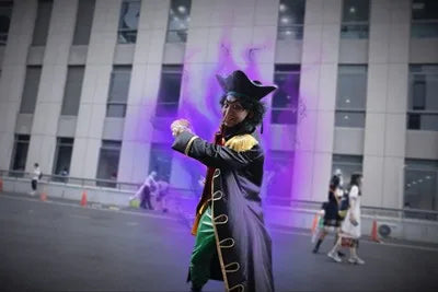 Fantasia Cosplay Marshall D. Teach (Barba Negra), One Piece