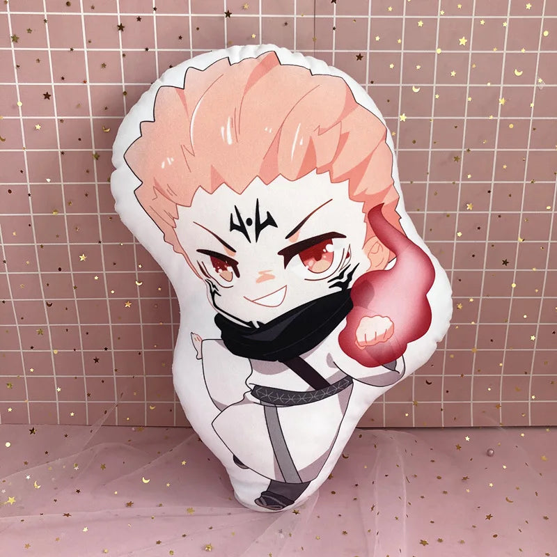 Almofada Plush Jujutsu Kaisen – Itadori, Gojo, Megumi