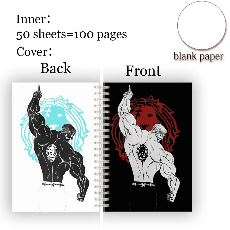 Caderno 1 Matéria Seven Deadly Sins