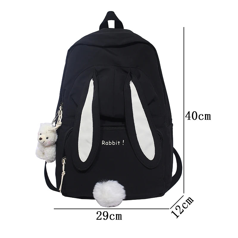 MOCHILA ESCOLAR (CUTE RABBIT)
