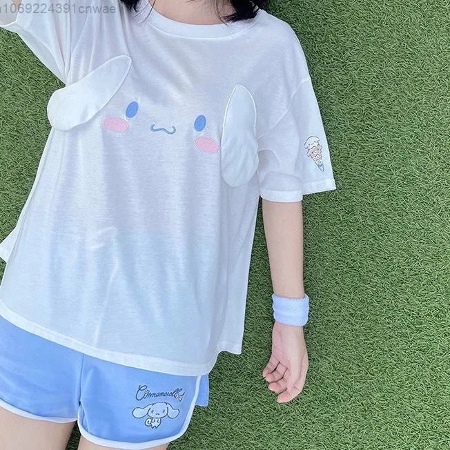 Shorts Fofinho Sanrio My Melody & Kuromi