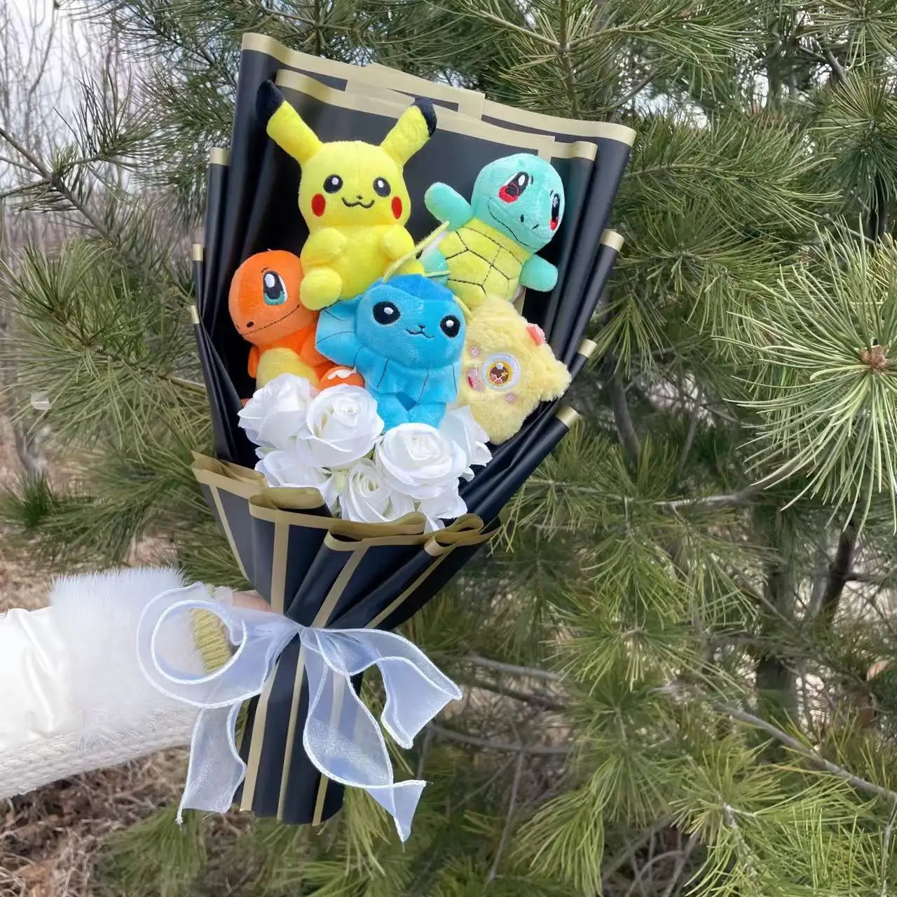 Buquê Pokémon com Pelúcias