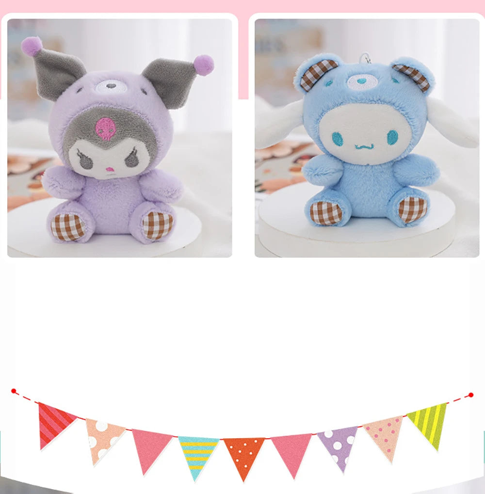 Chaveiro Pelúcia Fofinha Hello Kitty e Amigos