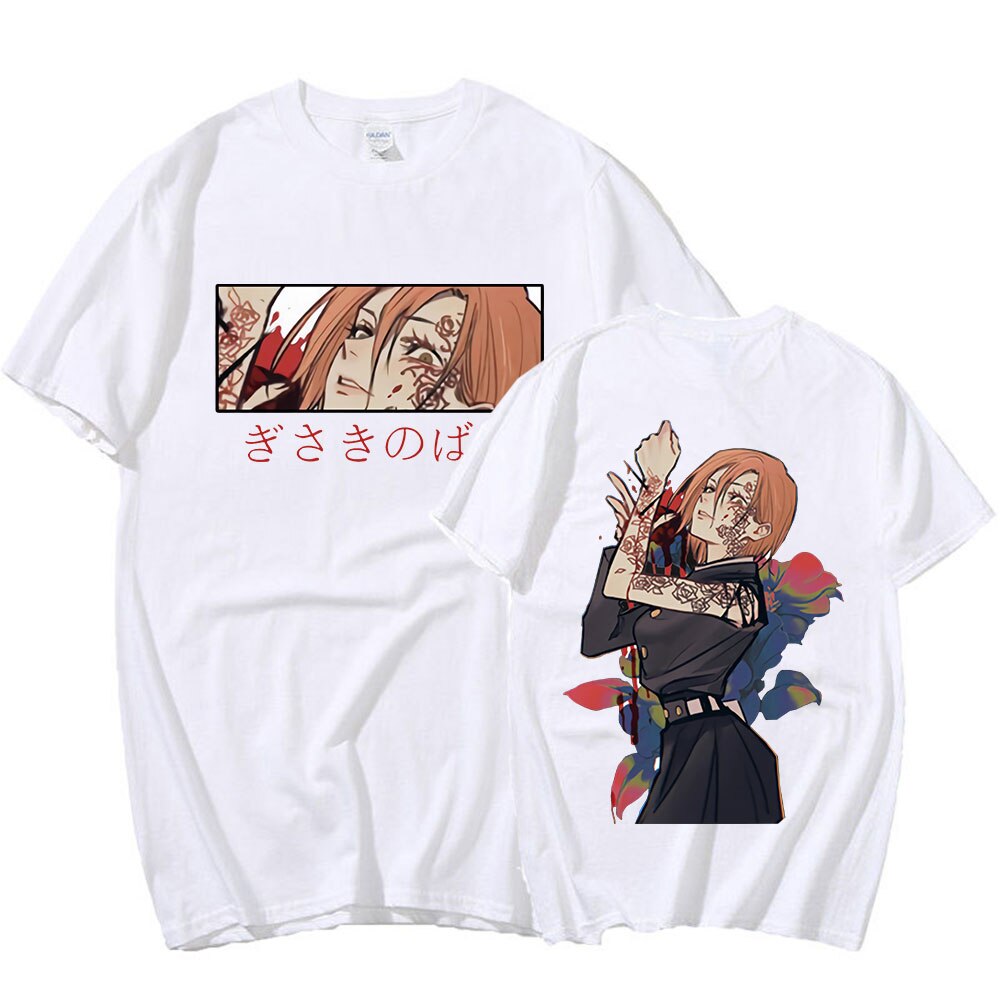 Camiseta Nobara Maldição Floral, Jujutsu Kaisen