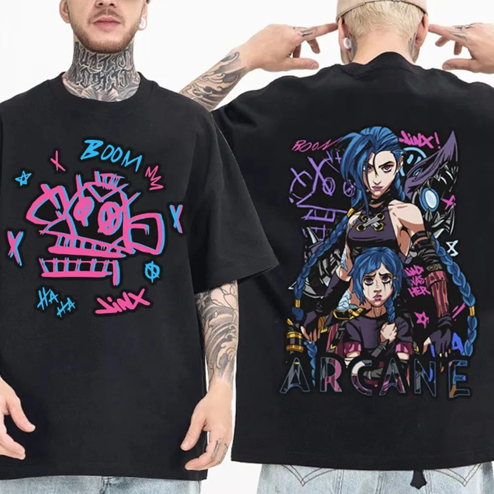 Camiseta Jinx Arcane, League Of Legends