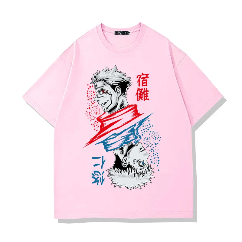 Camiseta Reverso da Maldição, Sukuna vs Itadori