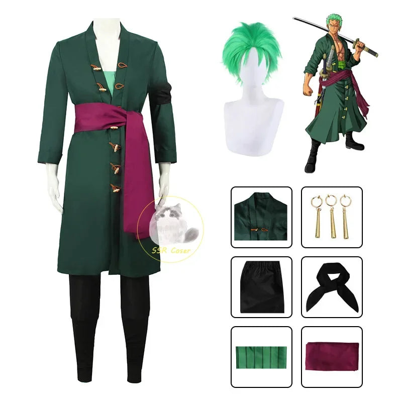 FANTSIA COSPLAY ADULTO RORONOA ZORO