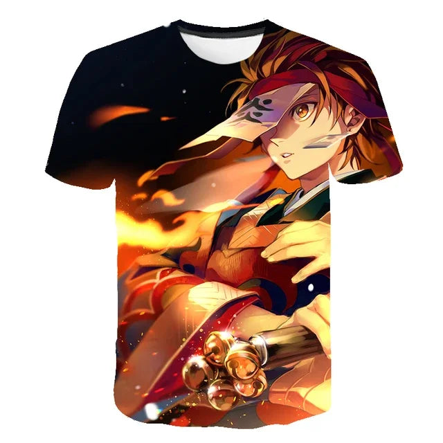 Camiseta Enlace do Destino, 3D Demon Slayer