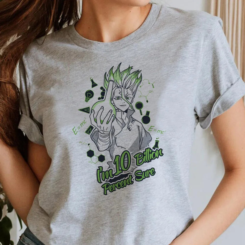 Camiseta Dr. Stone - Streetwear Pastel Psychedelic