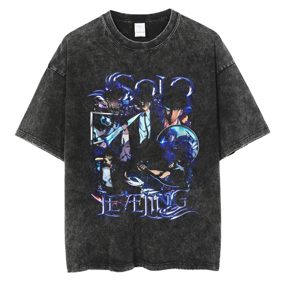 Camiseta Oversized Fúria das Sombras, Solo Leveling
