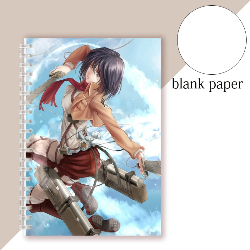 Caderno 1 Matéria Attack On Titan