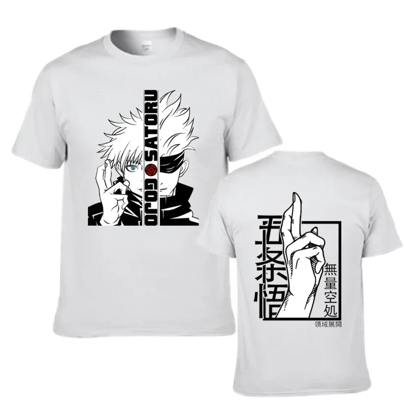 Camiseta “Domínio Infinito”, Gojo Satoru