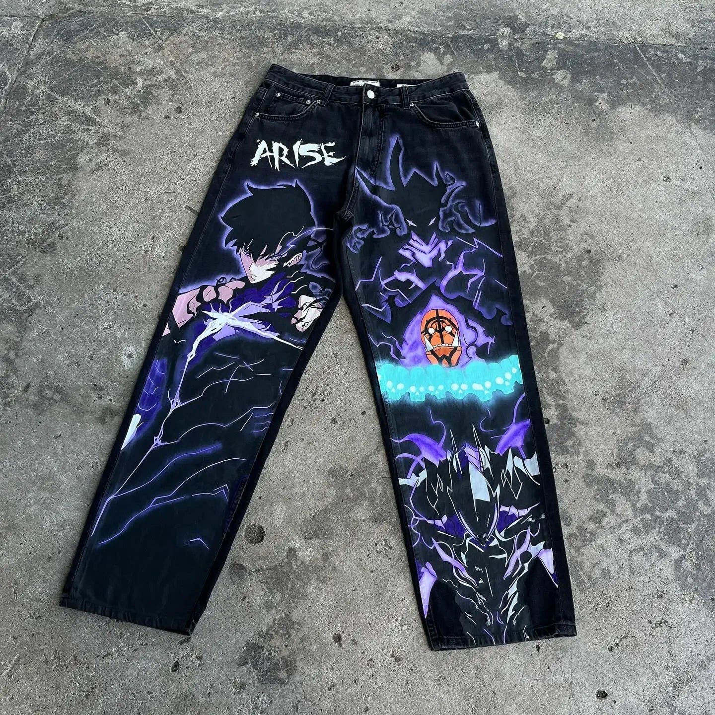 Calça Jeans Arise Sombras, Solo Leveling