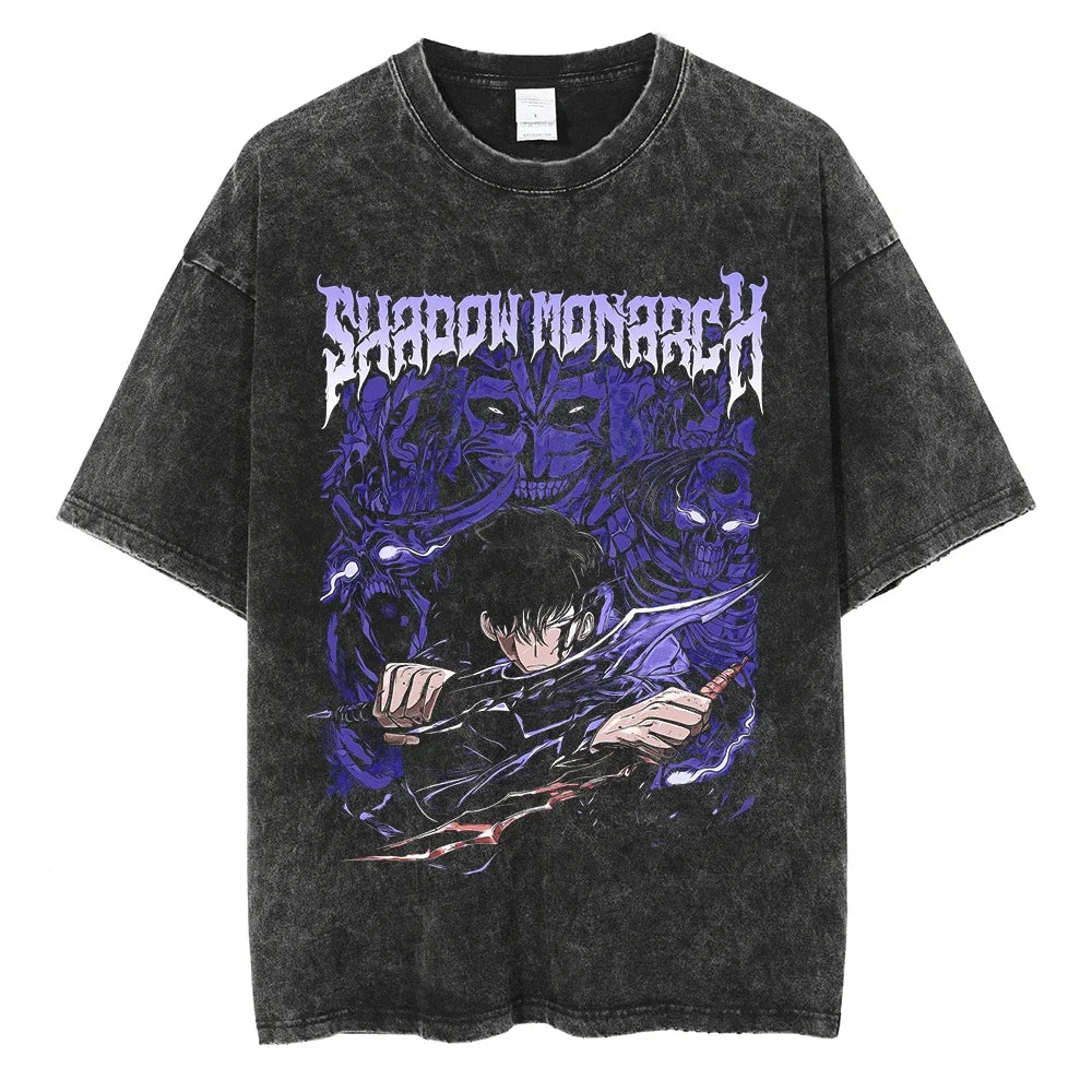 Camiseta Oversized Fúria das Sombras, Solo Leveling