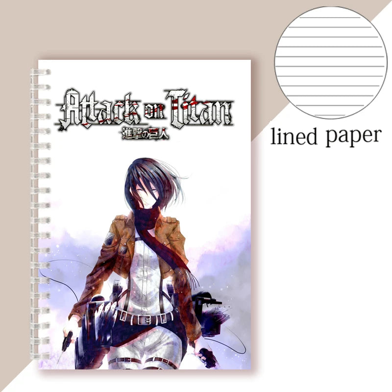 Caderno 1 Matéria Attack On Titan