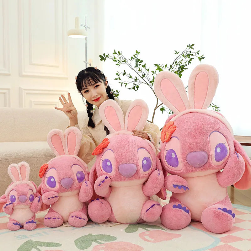 Pelúcia Gigante Stitch & Angel Feliz Páscoa