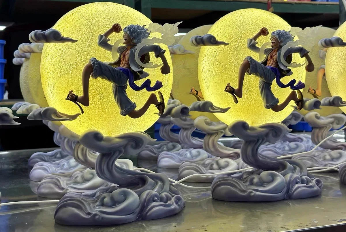 Luminária Luffy Gear 5: Moonlight Nika, Edição Colecionador