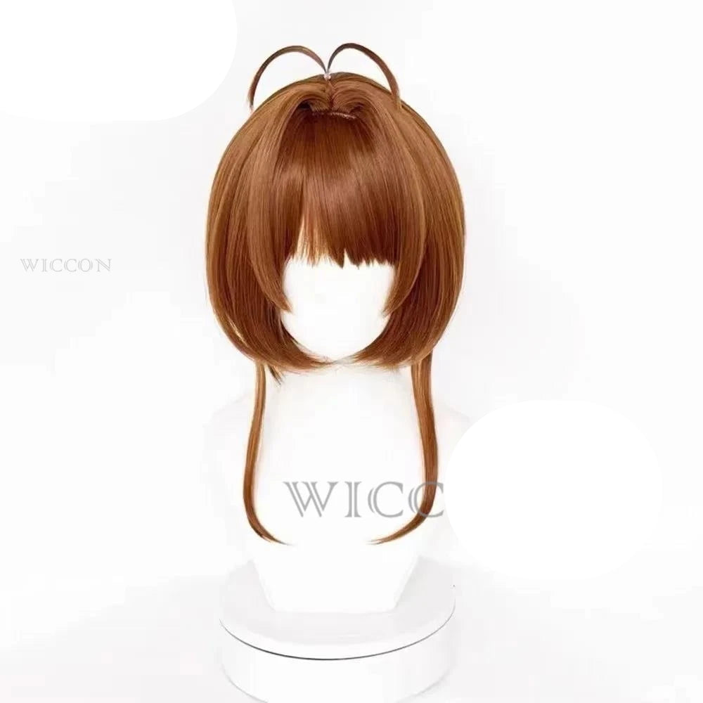 Fantasia Cosplay Adulto e Infantil Sakura Kinomoto, Cardcaptor Colegial