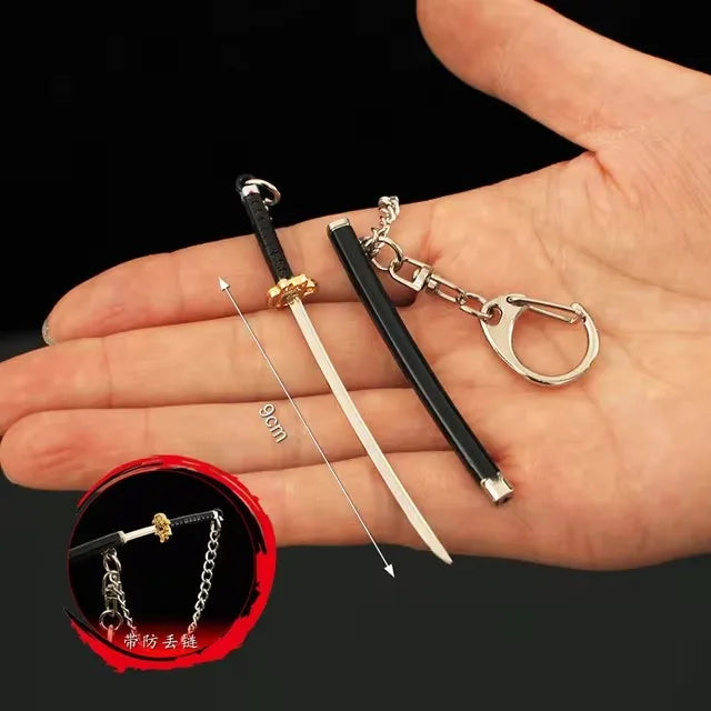 Chaveiro Espada Nichirin 9cm, Demon Slayer
