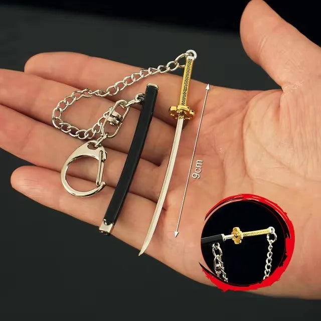 Chaveiro Espada Nichirin 9cm, Demon Slayer