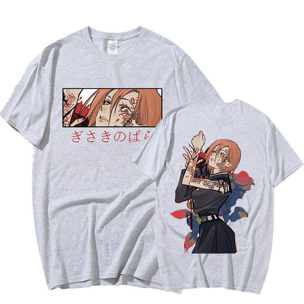 Camiseta Nobara Maldição Floral, Jujutsu Kaisen