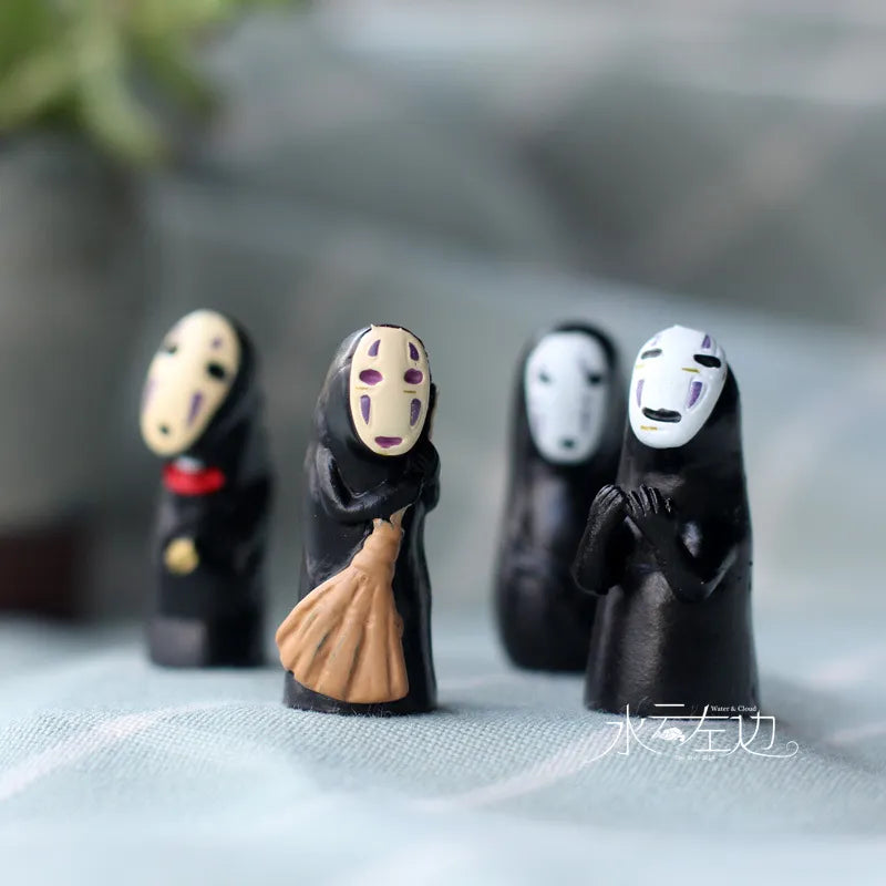 Mini Kaonashi – Kit 4 Figuras Colecionáveis