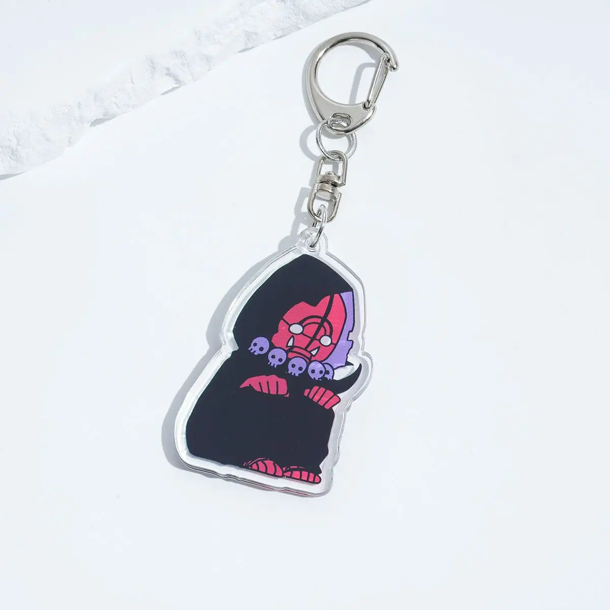 Chaveiro Acrílico Solo Leveling, Caçador Sombrio