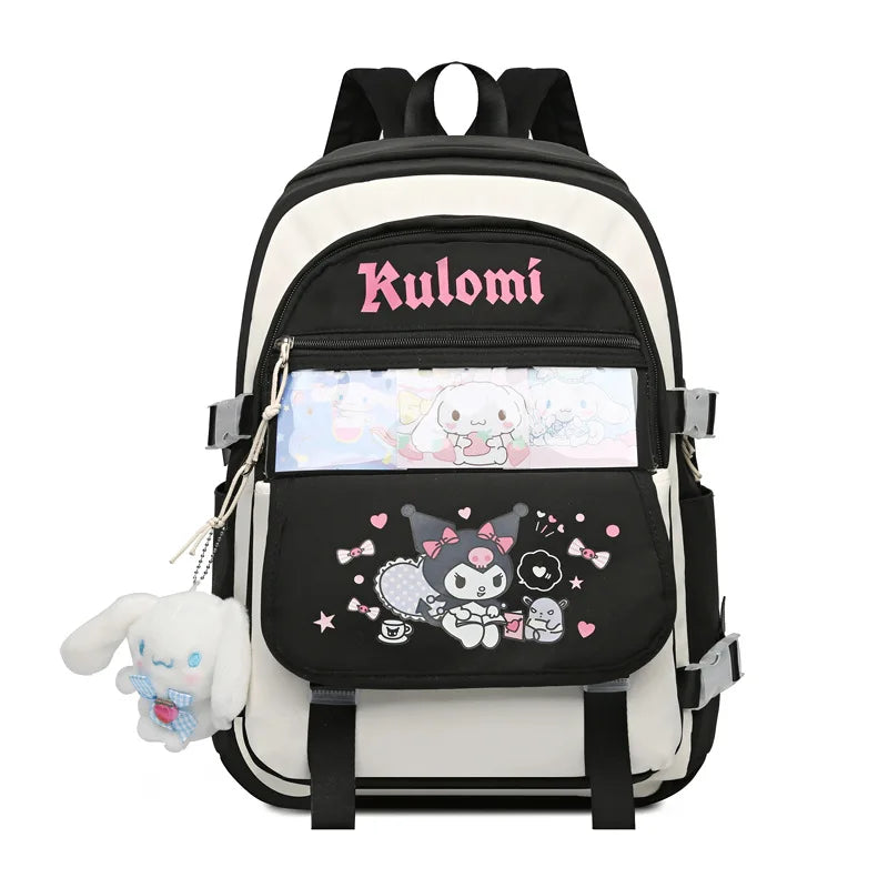 Mochila Kawaii Sanrio – Cinnamoroll, Kuromi e My Melody