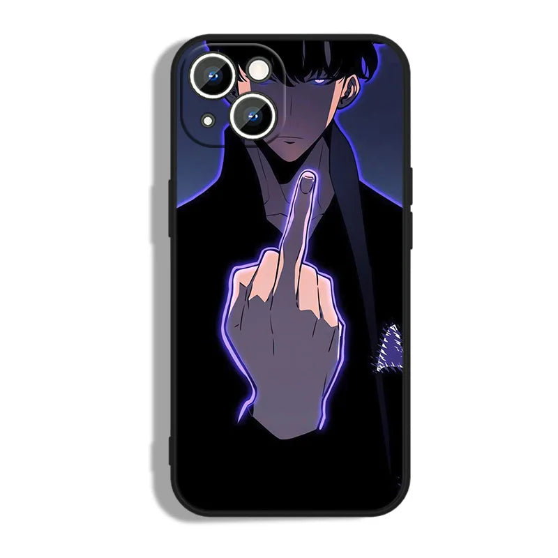 Capinha Sombria Solo Leveling (iPhone)