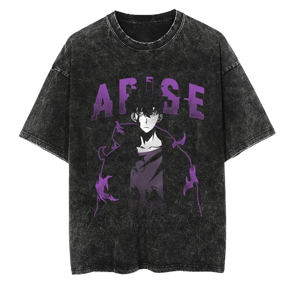 Camiseta Oversized Fúria das Sombras, Solo Leveling