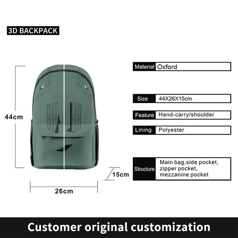 MOCHILA ESCOLAR - ANIME NARUTO