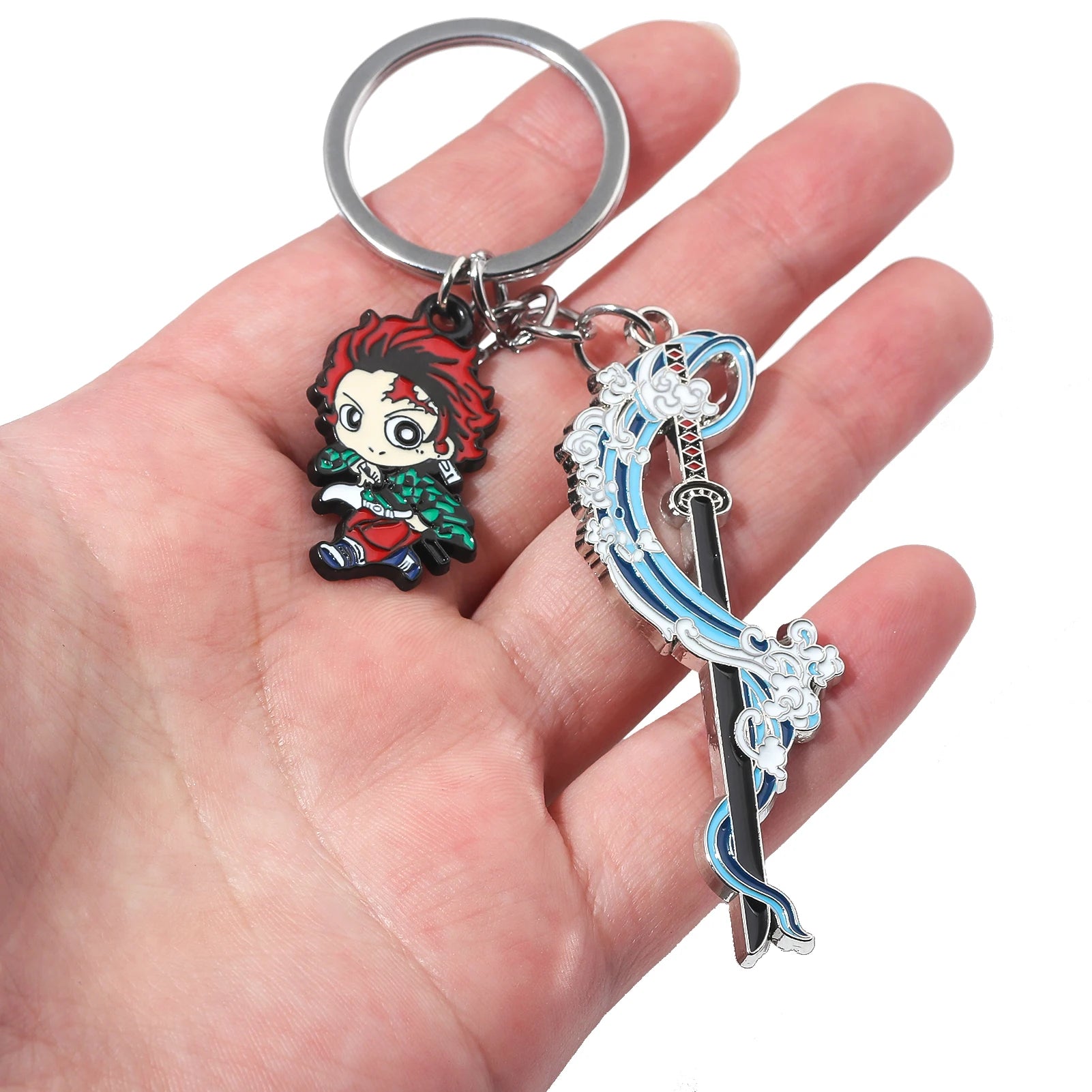 Chaveiro Espada + Personagem Demon Slayer