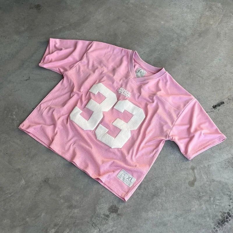 Camisa Jersey Oversized "Memory 33", Y2K Street College