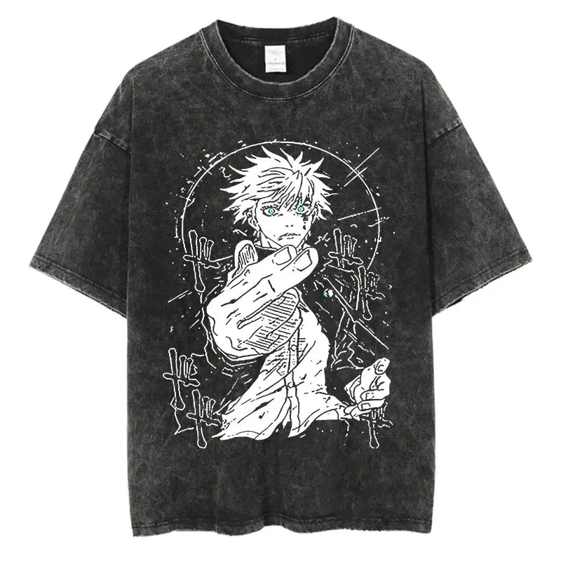 Camiseta Oversized Sukuna Arcaico, Jujutsu Kaisen