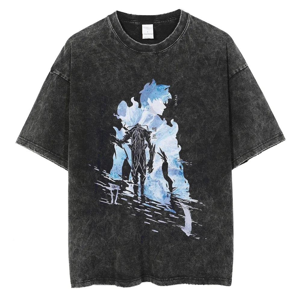 Camiseta Oversized Fúria das Sombras, Solo Leveling