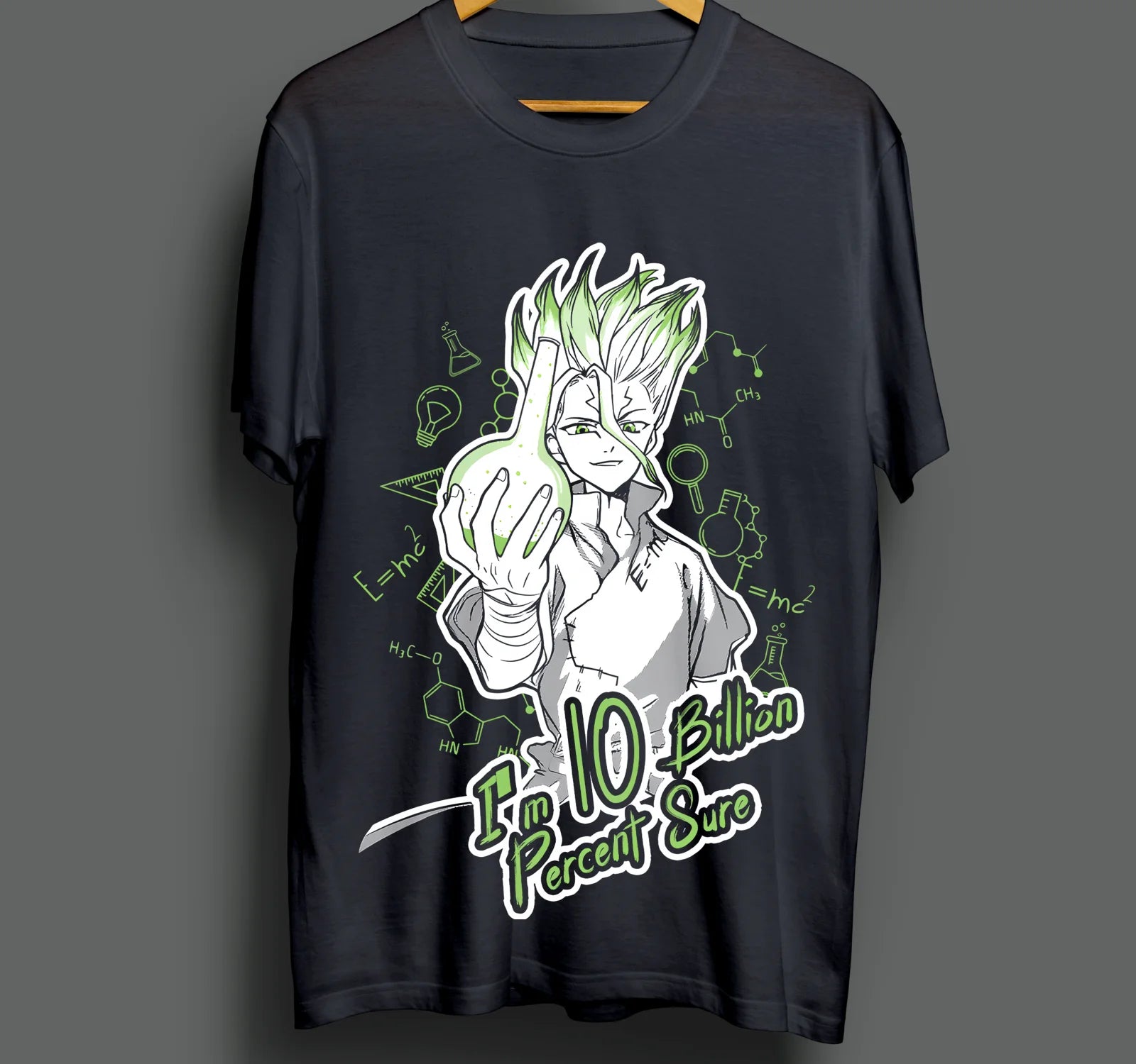 Camisa Dr. Stone Senkuu Ishigami & Kohaku