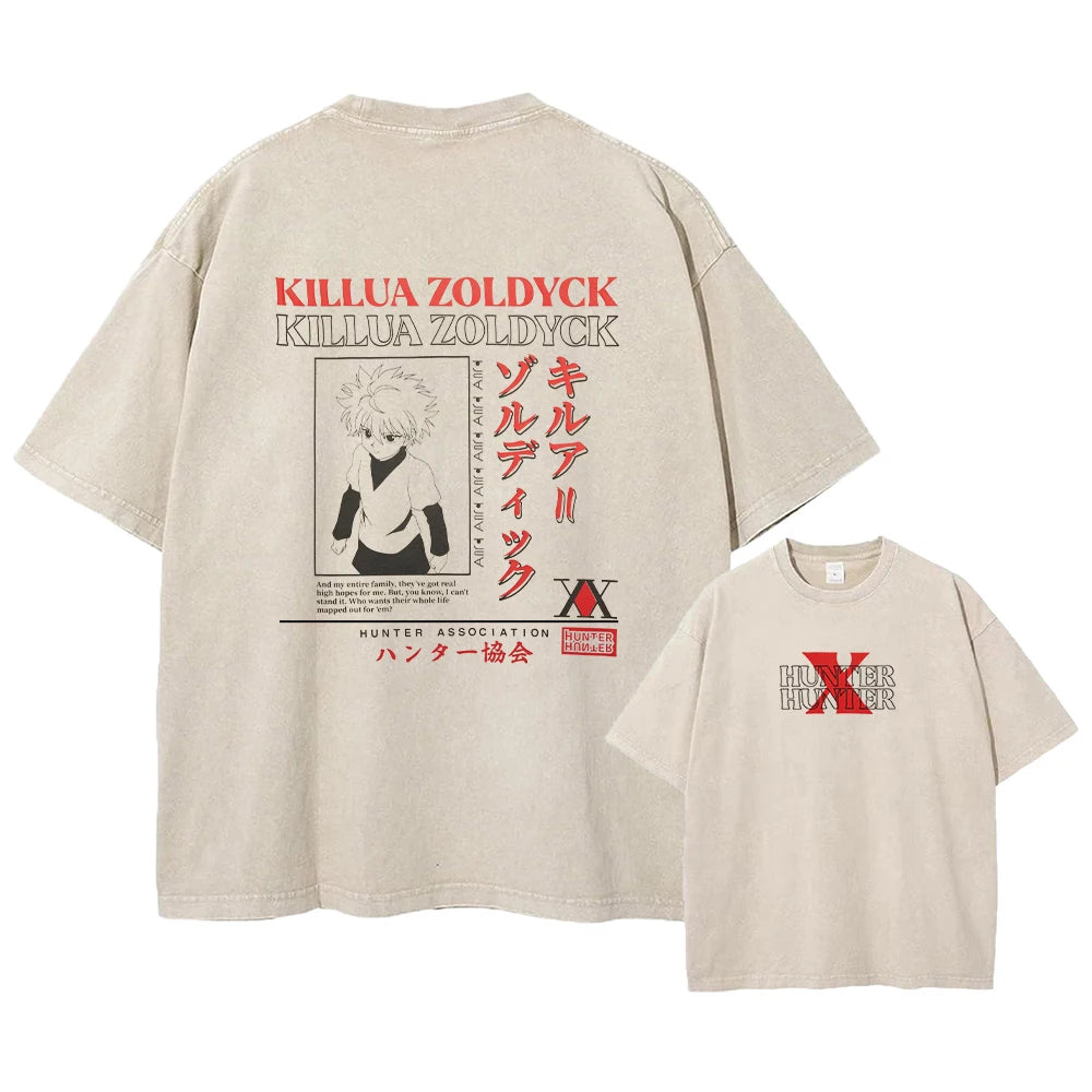Camiseta Killua, Kurapika & Hisoka, Hunter's Profile Edition