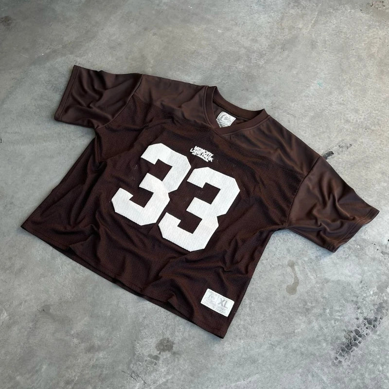 Camisa Jersey Oversized "Memory 33", Y2K Street College