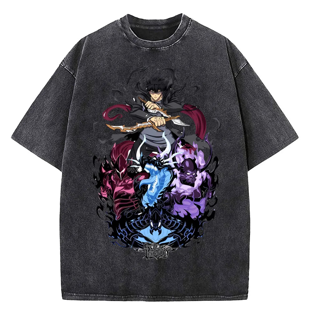 Camiseta Dark Fade, Solo Leveling